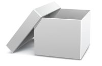 جعبه مقوایی پشت سفید